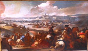 Marzio Masturzo Napoli meta' del XVII° sec. olio su tela cm.71 x 41